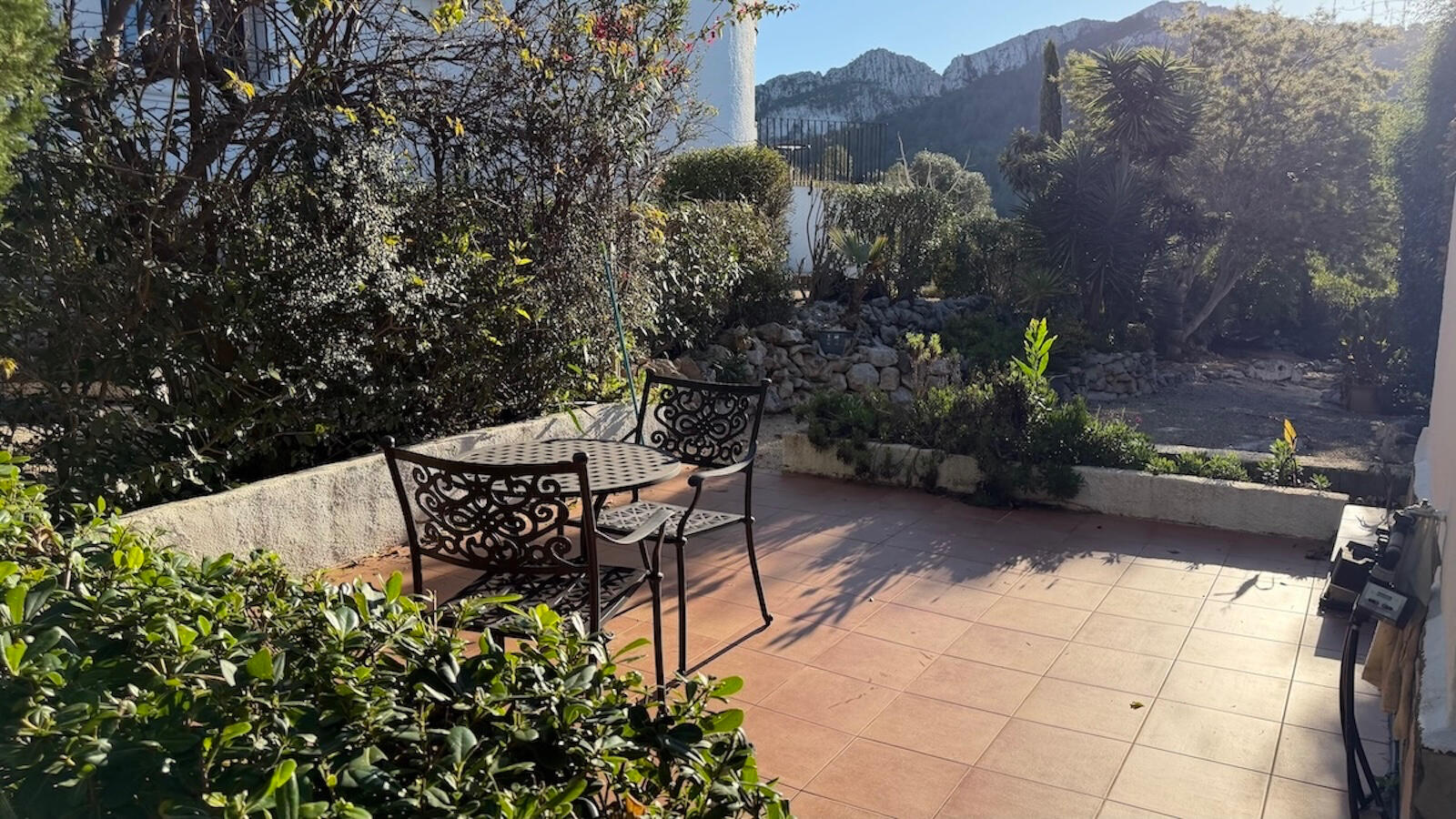 Private patio - perfect for lazy mornings